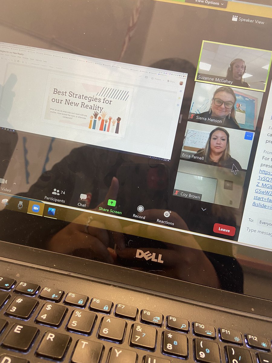 MrsKiddMCMS's tweet photo. @KISDKellerU @kisd_ci @KellerISD @LakeshoreLM Spending my morning with @KISDSStudies
Talking Best Practices Remote or In Person 😊
#KU2RemoteReady https://t.co/ONMx3yI8FH