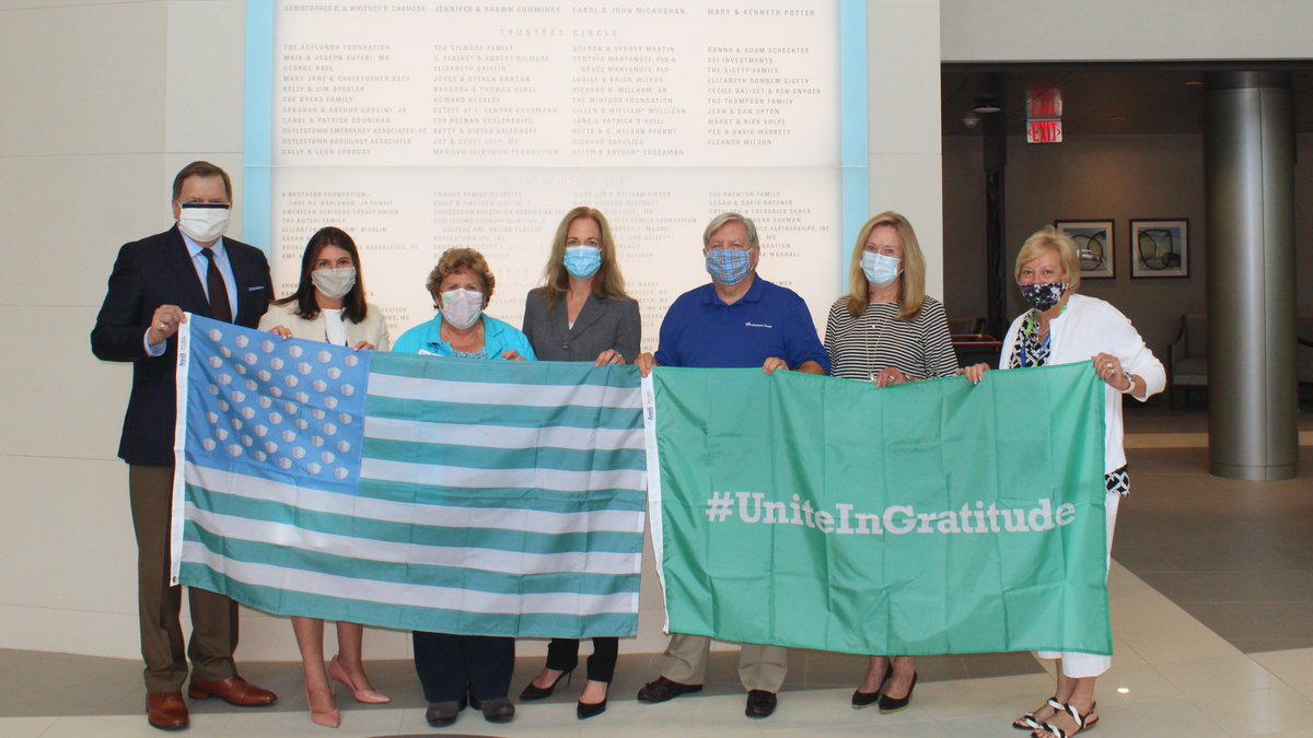 Doylestown Health Foundation (@onevisiondhf) on Twitter photo As part of a national showing of gratitude and solidarity, <a href="/unitegratitude/">Unite In Gratitude</a> delivered this special flag to Doylestown Hospital designed to honor healthcare workers. We are so grateful for their support! #DoylestownHealthFoundation #UniteInGratitude @omnicomhealthgroup As part of a national showing of gratitude and solidarity, <a href="/unitegratitude/">Unite In Gratitude</a> delivered this special flag to Doylestown Hospital designed to honor healthcare workers. We are so grateful for their support! #DoylestownHealthFoundation #UniteInGratitude @omnicomhealthgroup