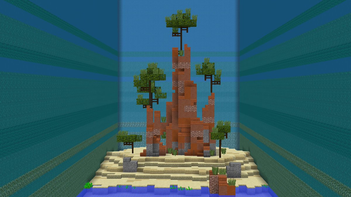 yMaarlon's tweet photo. Tropical terrain that i built on @BlockartsBT 

#Minecraft #minecraft建築コミュ https://t.co/ZqrxgrsbEM
