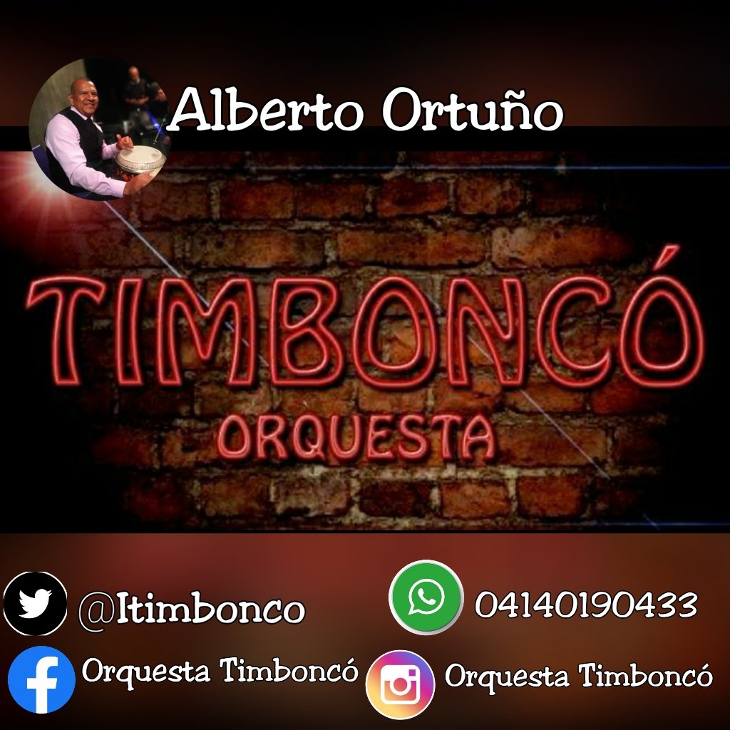 itimbonco's tweet photo. Salsa dura en lo nuevo del 2020 @itimbonco orquesta,!!! https://t.co/p6ScY6MiUh