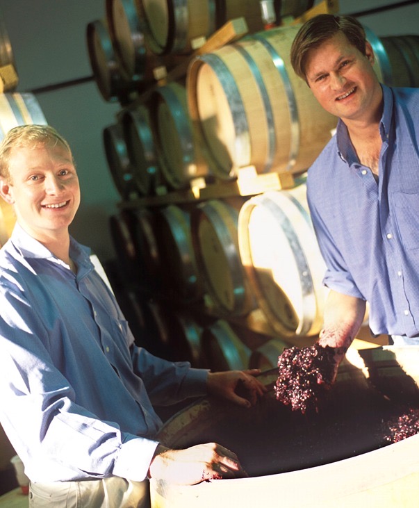 PaulCluverWines's tweet photo. Here's a blast from our past: MD @paulcluver & Cellar Master @AndriesWine with the very first #PinotNoir made & bottled at our estate in 1997!
Today, we have 22.5 hectares & 6 clones of Pinot Noir planted in our clay-rich Bokkeveld shale soils.
#DrinkSouthAfrican #SaveSAWine https://t.co/6kWlQUsKg6