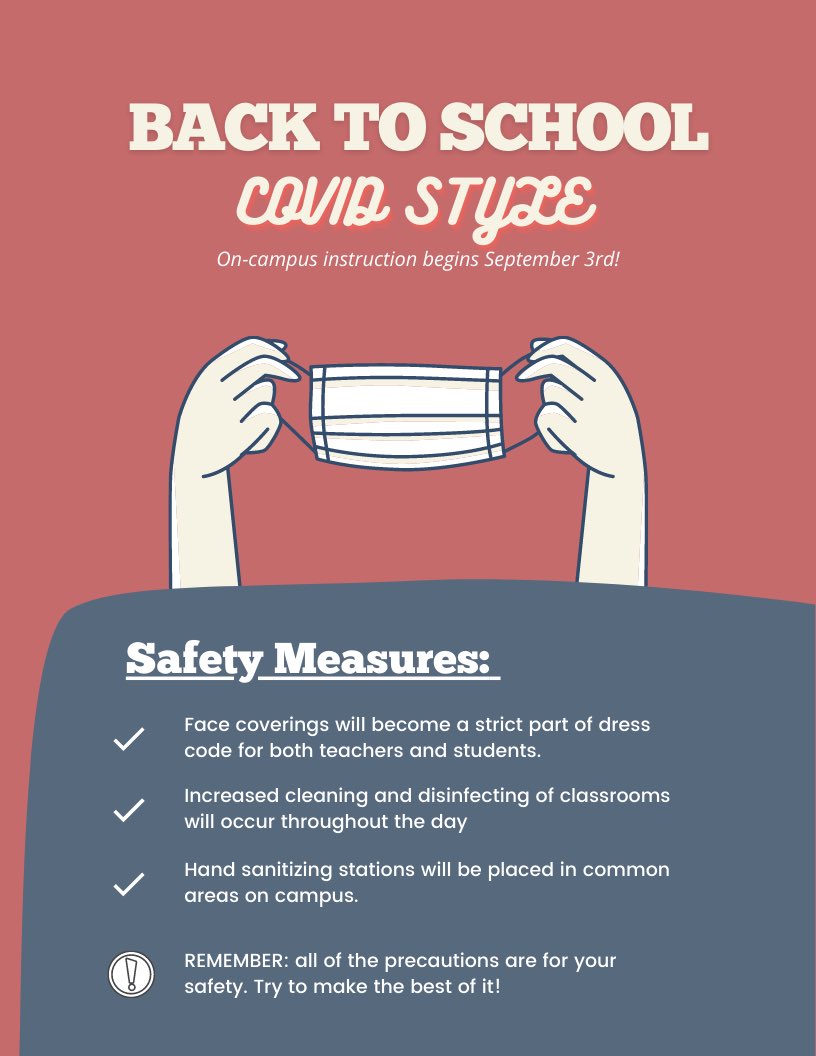 On-campus instruction begins September 3rd!