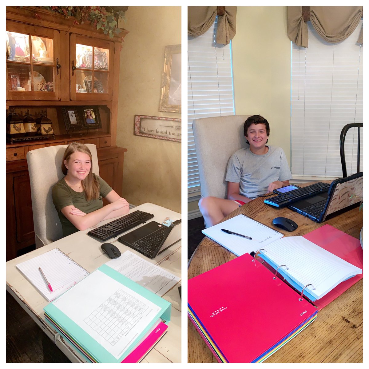 varrichio5's tweet photo. First Day of Virtual School 2020! ❤️ #junior #freshman @varrichio9 https://t.co/5qLVLqO1UZ