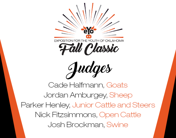 🥁 Drumroll please! We're excited to announce our judges for the EYO Fall Classic! 

Entries open this Friday! #FallClassic #TheGreatestShow