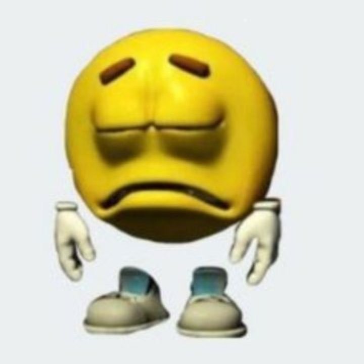 bola amarilla triste x2