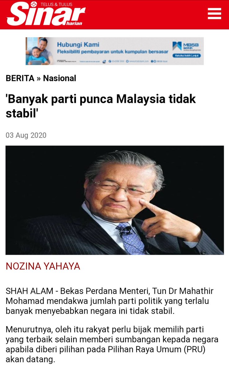 mr_det's tweet photo. @NST_Online Mamak mudah lupa... https://t.co/vo0qQMq80W