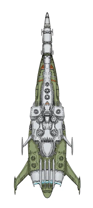 彗星帝国のナゾ大型戦闘艦 
