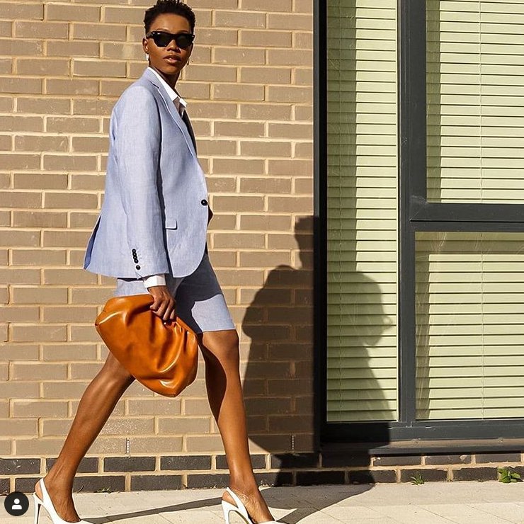 This week's style fave is

<a href="/violetezedimora/">Violet Ezedimora</a> 

showing us the right way to rock a blazer and shorts.

📷