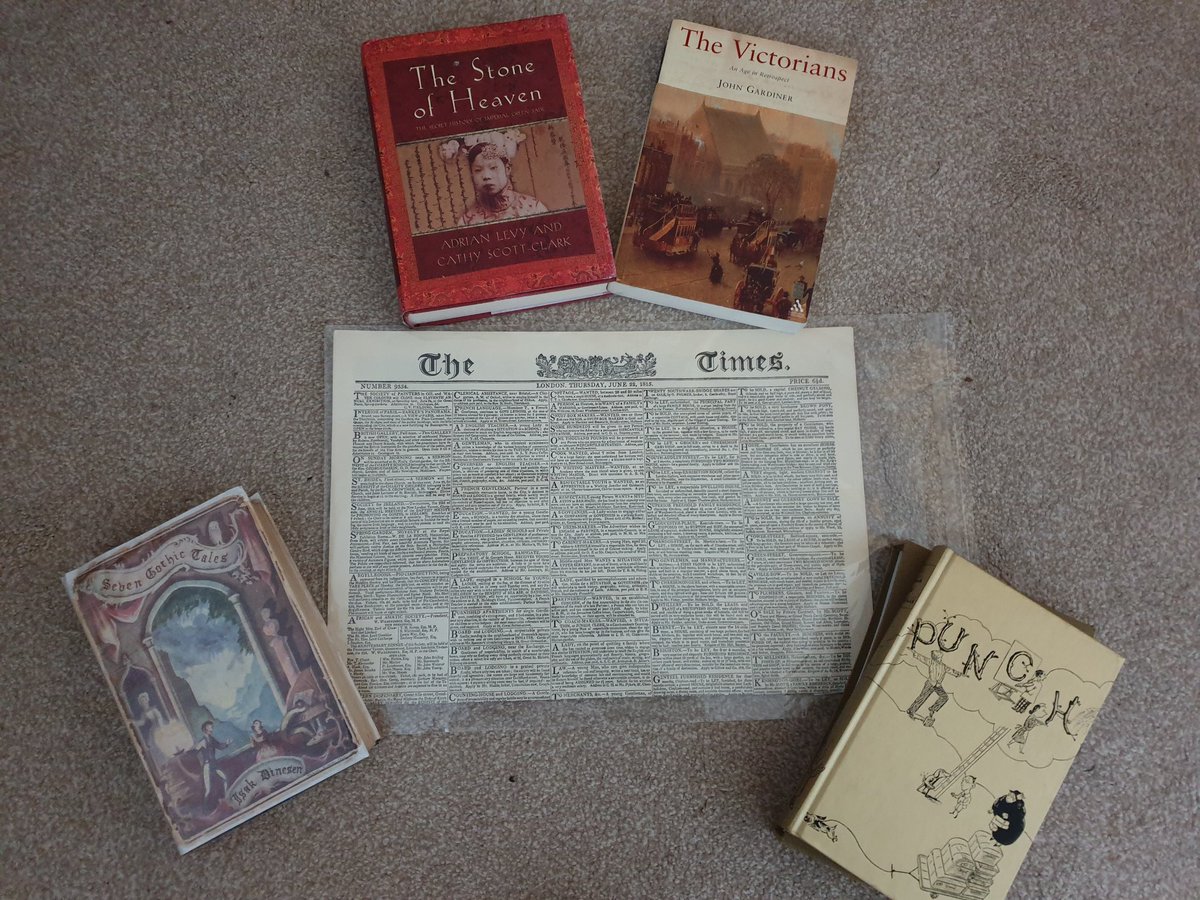 HistoryGal112's tweet photo. Wondering around an Oxfam shop while waiting for my dentist appointment, I happened to find these great finds. The history geek in me is super excited! #History #phdlife #excited https://t.co/rRES1kQBA9