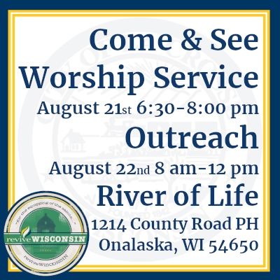 reviveminnesota's tweet photo. We are excited to be partnering with the reviveWI team for reviveWI :: LaCrosse/Onalaska! If you live in southeastern MN (or even if you don’t), join us next weekend as we seek God and His heart for this region! https://t.co/W3sZ1jRyTj