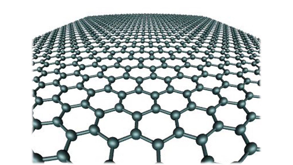 A single layer from the graphite structure is known as graphene. I quite like this name, with the “graph-“ from graphite and the “-ene” to refer to the aromatic double bonds /alkenes. 10/10 for the name in my opinion!