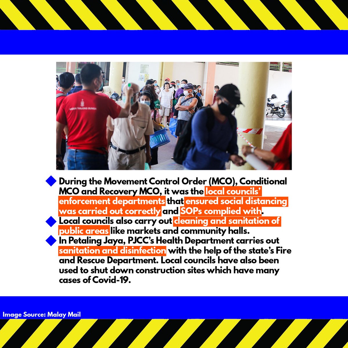 UndiSaksama's tweet photo. Have you ever wondered how local councils’ decisions directly affect you? Let's take a look at the actions taken by local councils during this Covid-19 situation!

#UndiSaksama #LocalGovElections #LocalCouncilElections #PRKerajaanTempatan https://t.co/hJIP7fbbX4