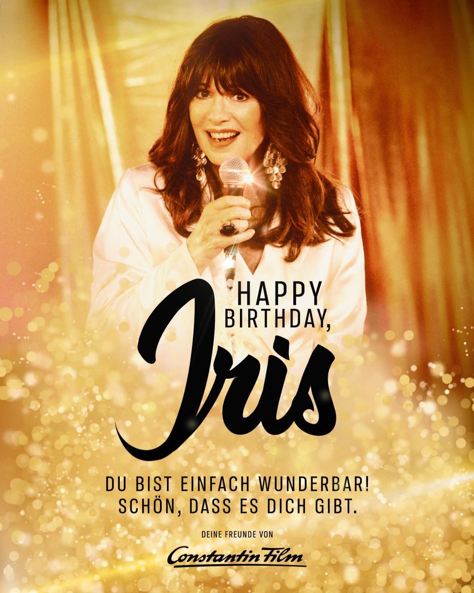 ConstantinFilm's tweet photo. Die große Iris Berben hat heute Geburtstag - wir gratulieren ganz, ganz herzlich! ❤️🥂🍀 https://t.co/Mf3s4rLQsB