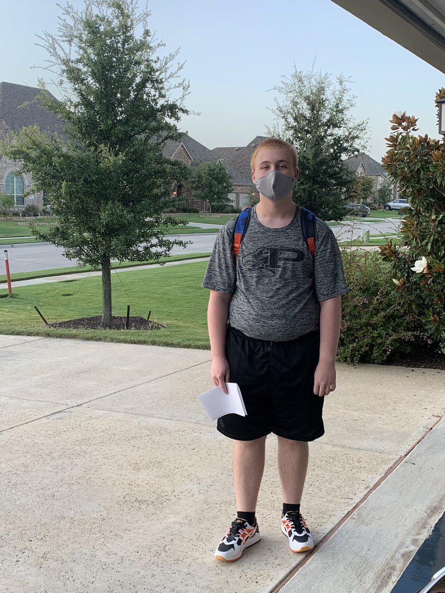beckyhsez's tweet photo. First day of school.  Wishing for a safe, healthy, knowledge-filled year for the students, teachers, and administrators. https://t.co/1pU2868Q0V