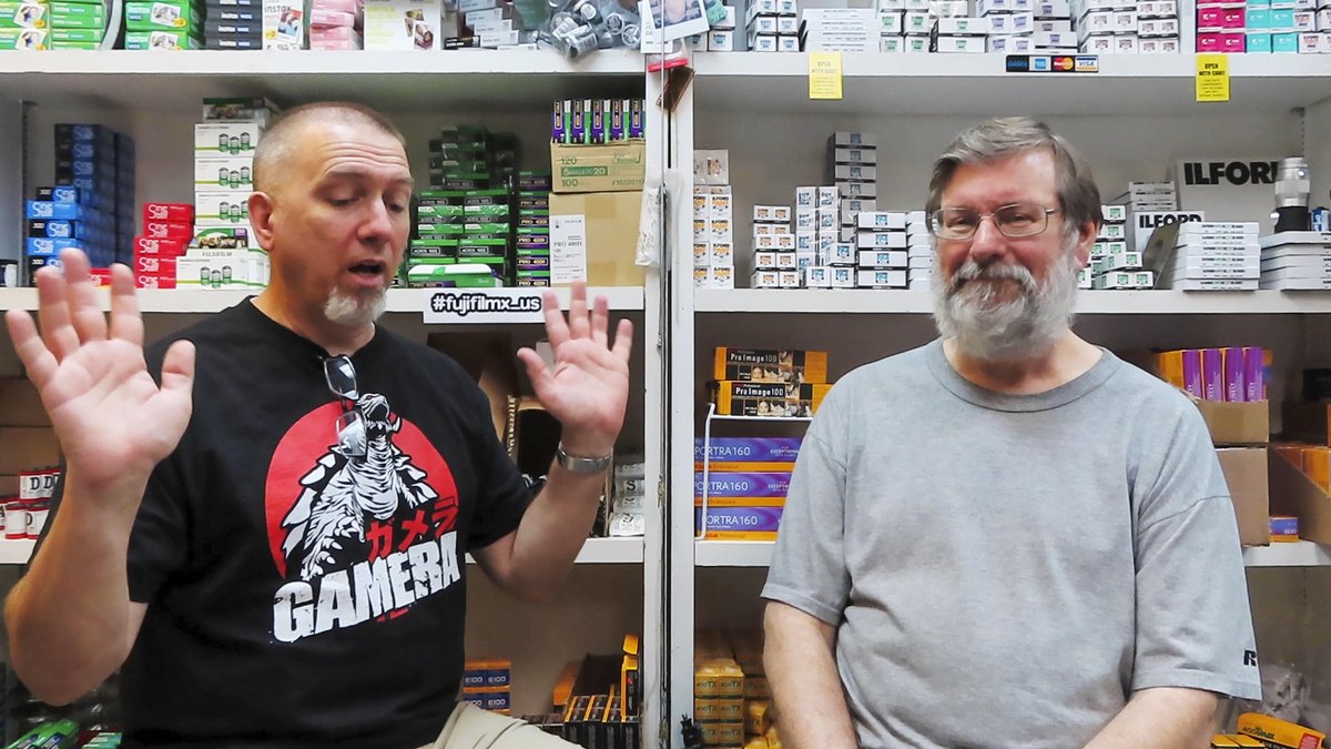MrHolga's tweet photo. That's right. Another exciting @donsusedphoto YouTube video is coming later today. Here's a little preview of the shirts, the fun, the drama, and the suspense. See you later.
#photography #filmphotography #camerastore #filmstore #filmcamera #camerafilm @ILFORDPhoto @Kodak https://t.co/v2AierLpe7