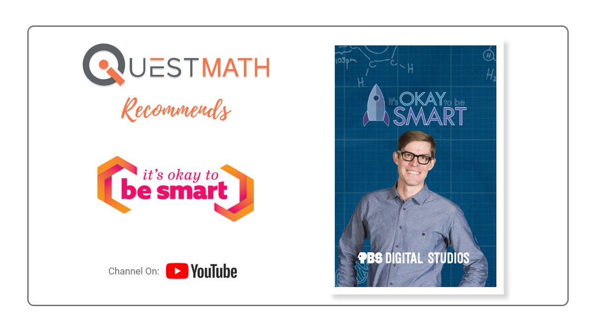 questmath's tweet photo. #QuestMathRecommends - "It’s Okay To Be Smart" - a YouTube channel which produces quality intellectually stimulating content covering interesting topics like how memory &amp; immunity works, what is fire and much more! Check them out 👇
-
https://t.co/XKRM7tnzb6 https://t.co/yVjEJMywiI