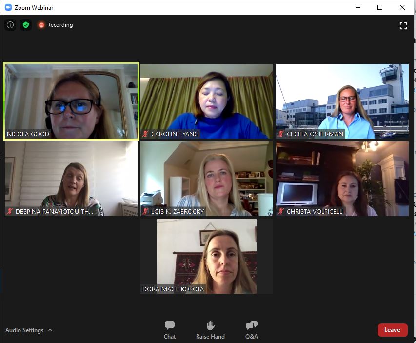 VivLebb's tweet photo. .@CapitalLink discussion on 'women in maritime' moderated by @NicGoodmaritime - general thoughts from speakers: we've made great progress over the past decade, but work still needs to be done to see more women in senior titles &amp; to increase visibility of maritime to new recruits https://t.co/kUzeOVdwXI