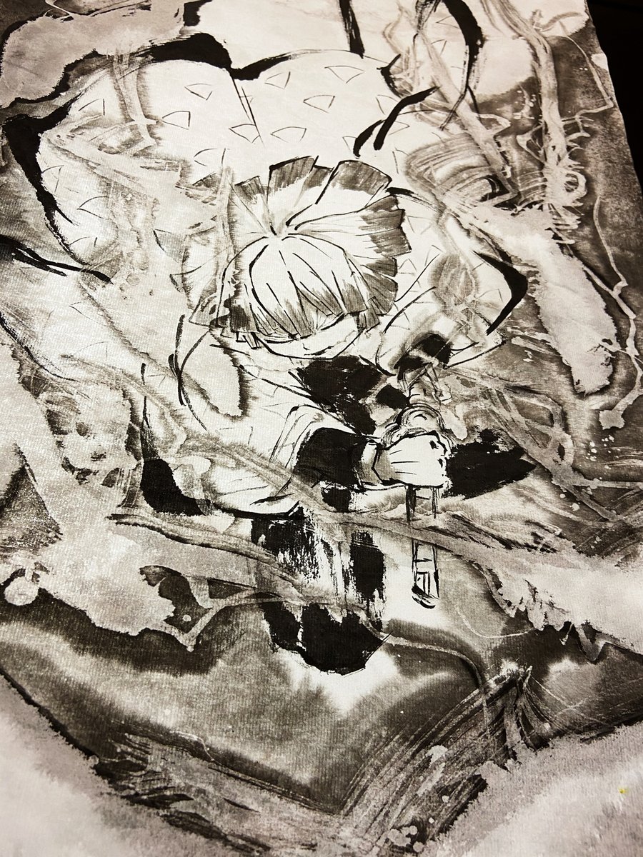 雷の呼吸 壱の型 霹靂一閃
#鬼滅の刃イラスト 
