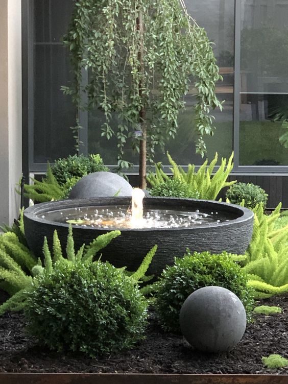 LandscapeEvent's tweet photo. Relaxing garden water feature 
#WaterfeatureWednesday https://t.co/JZfVJznwwQ