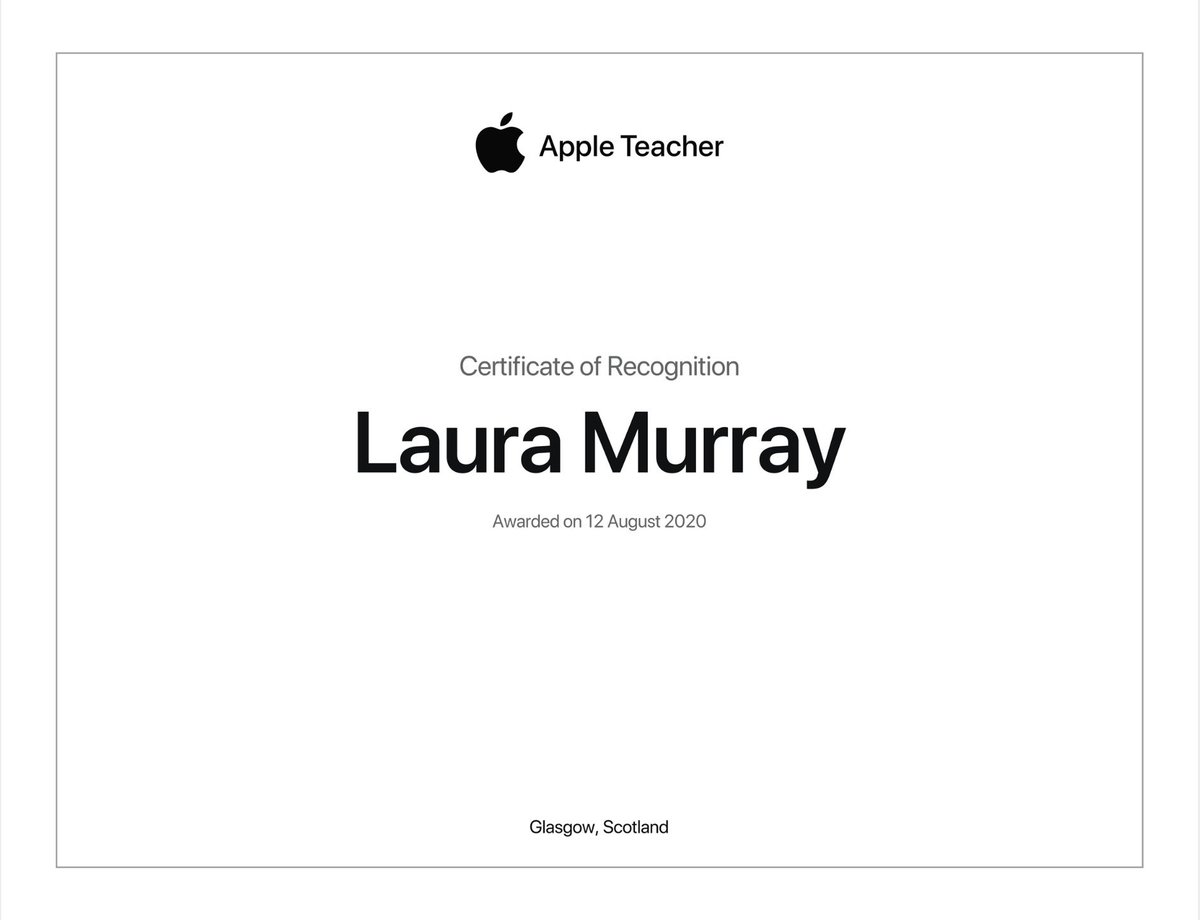 Woohoo! 🥳🍎💻 Learned so many interesting things I can’t wait to try out soon! #appleteacher