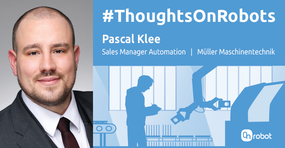 OnRobot_'s tweet image. In our blog series #ThoughtsOnRobots, Pascal Klee from Müller Maschinentechnik shares his views on the future of collaborative applications: onrobot.com/en/blog/though…
#collaborativeapplications #robotics #automation #onrobot #mullermaschinentechnik