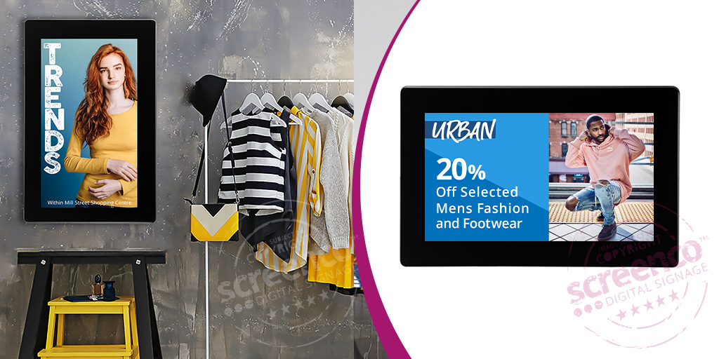 This Screenco Digital Signage android advertising screen is the perfect 32″ digital screen for your business. Featuring a commercial-grade panel and tablet-like styling.#digitalsignage #Android #Advertising #RetailTuesday #branding