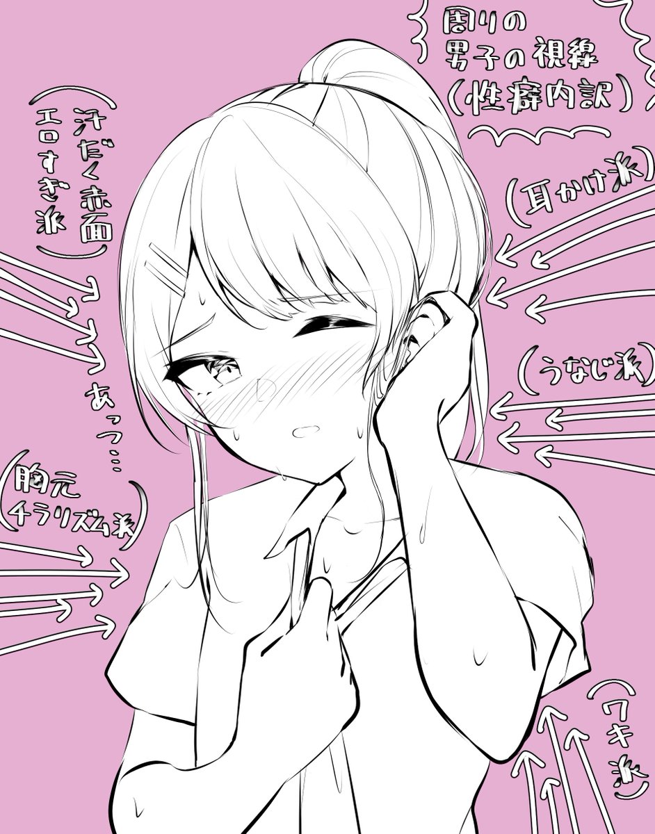 フォロワー様5000人突破本当にありがとうございます…!!🙏
これは暑がってたら周りの男子の視線を独占していた男子校の姫くんです 