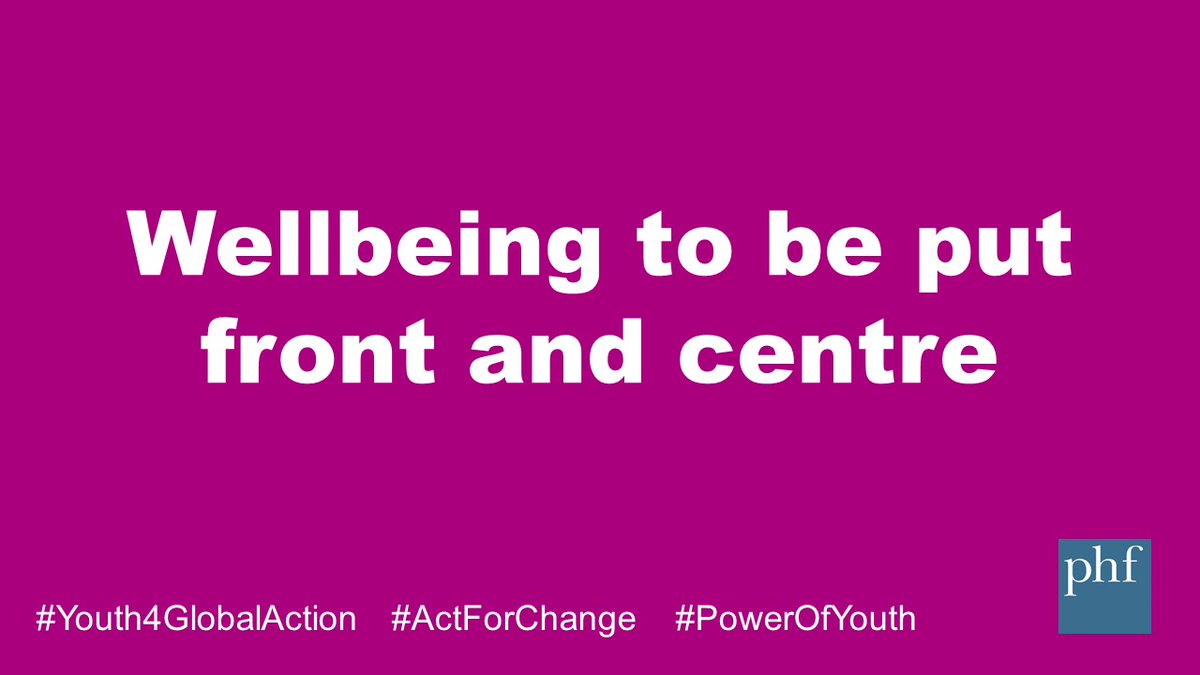 Although this period presents many opportunities, it is important to keep an eye out for burnout among staff and young activists alike. #Youth4GlobalAction  #PowerofYouth  #ActforChange