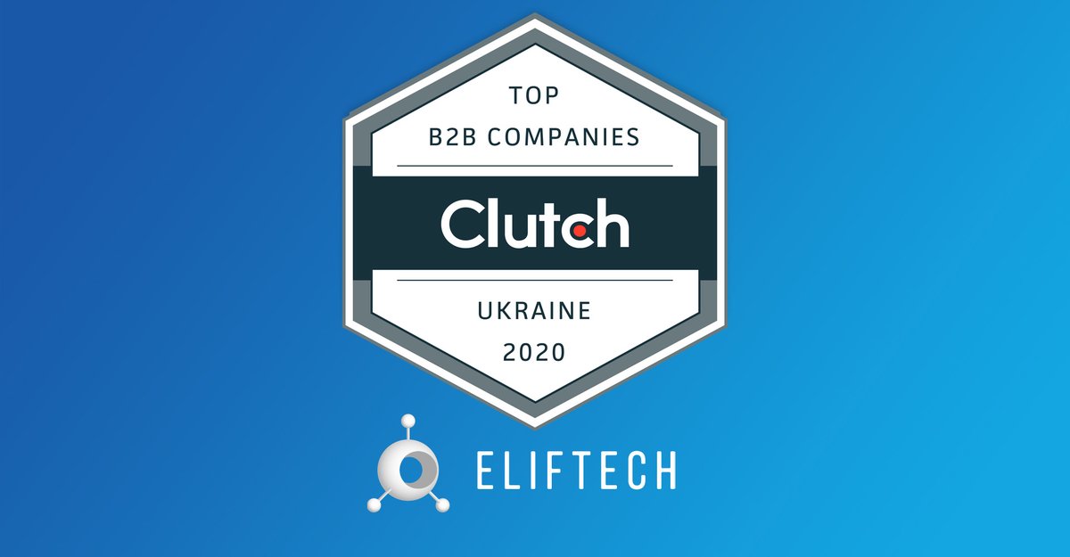 ElifTech's tweet image. Sharing awesome news with you, guys! ElifTech is acknowledged as a #ClutchLeader in the Category of Top Web &amp;amp; E-Commerce Developers. Thanks to all of our clients and partners for trust and support💙Read more on our blog: bit.ly/3izs61P