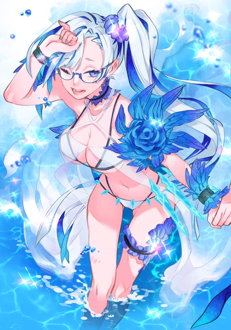 ブリュンヒルデ水着おめでとう!!!!!!!(大歓喜)
#FGO 