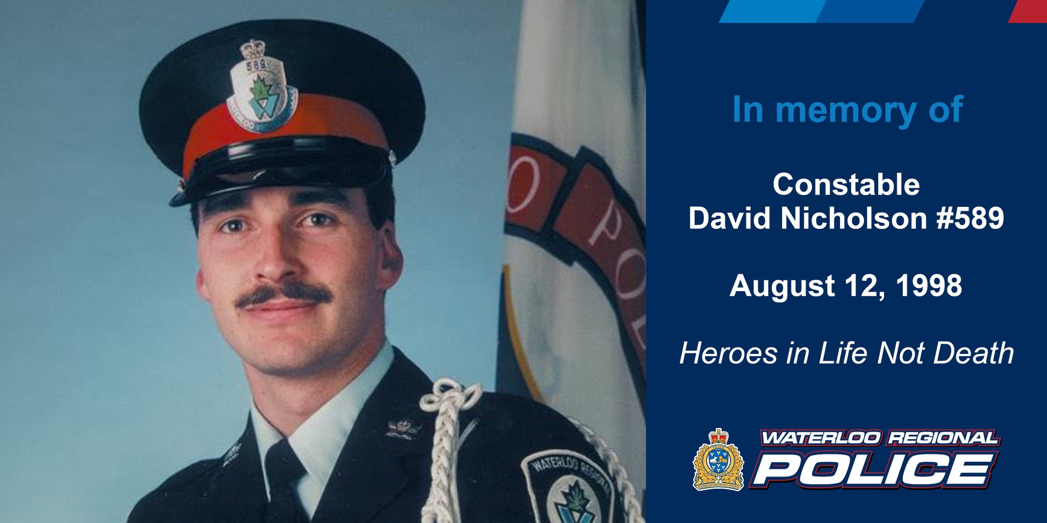 Waterloo Regional Police on Twitter "Today, we embrace the memory and