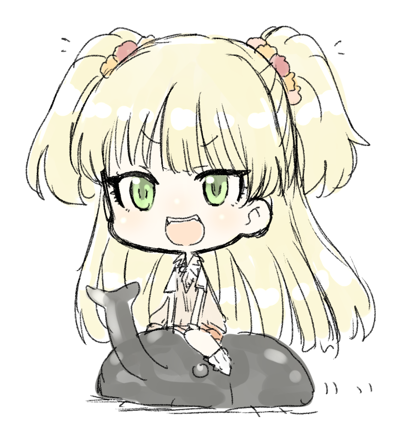 城ヶ崎莉嘉 「おっきいカブトムシのおもちゃ…? 」|H@nimaruのイラスト