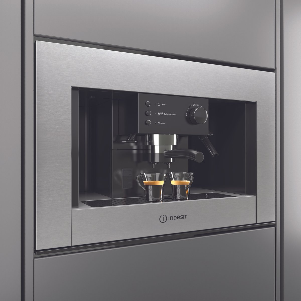 jmm_pr's tweet image. The Aria built-in coffee machine from @IndesitUK is ideal for releasing space on busy worktops, allowing for more room to prepare and cook delicious meals #Indesit #CoffeeMachine #BuiltInCoffeeMachine #WednesdayWisdom