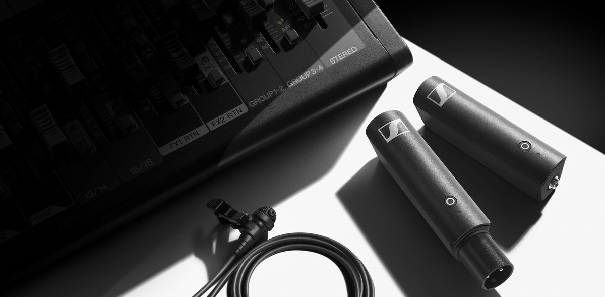 Sennheiser's tweet photo. There are plenty of distractions when presenting in front of a live audience — don't let your audio gear be one of them. Let the #XSWirelessDigital Lavalier Set shorten your set-up time and help you present with confidence.
Get 40% off this August: https://t.co/tq12GSsGYl https://t.co/Lq8Yo7R4xq