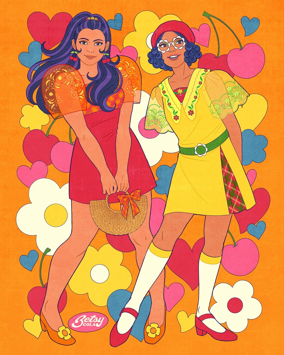 betsy_cola's tweet photo. Serving funky fresh Filipiñana fashion 🌼💗🍒🦋 https://t.co/P6lnr3xlna