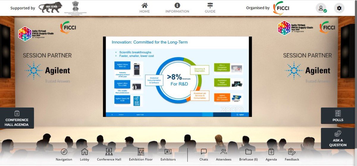 india_fmcg's tweet photo. Presentation by @Agilent on " STAY ON TOP OF THE LATEST TRENDS TESTING WITH AGILENT TECHNOLOGIES End" by Mr #ANKURSRIVASTAVA Sales Development Manager, Food Segment. @ficci_india https://t.co/FhEWvj1zwH