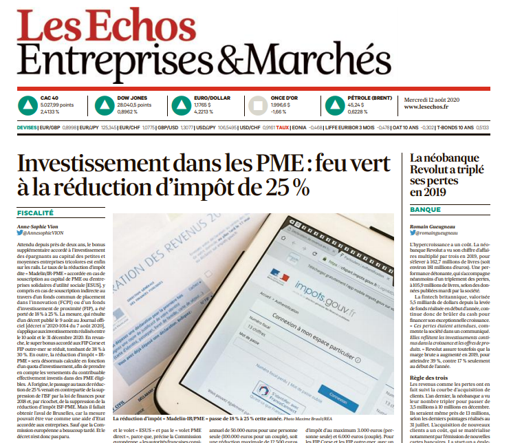 oliviagregoire's tweet photo. Enfin ! L’épargne des ménages doit être mieux fléchée vers nos PME et nos entreprises solidaires, créatrices d’emplois et de lien social.

Après l'accord obtenu de la Commission européenne, nous augmentons l’incitation fiscale à investir dans ces entreprises.
Via @LesEchos https://t.co/yqcGoVAzGP