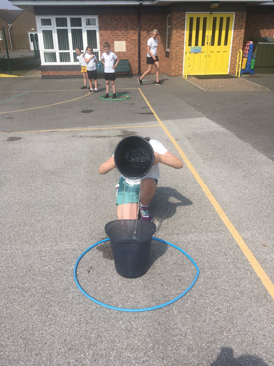 EvolveMarc's tweet photo. Day 3 of our @XLR8camps at St Norbert’s Crowle and we have completed a memory test 🧠 and the ‘Shore to Shore’ challenge. The children had to carry water above their head from one island to another without spliling any! 💦#heatwave https://t.co/Y6pLQL0pou