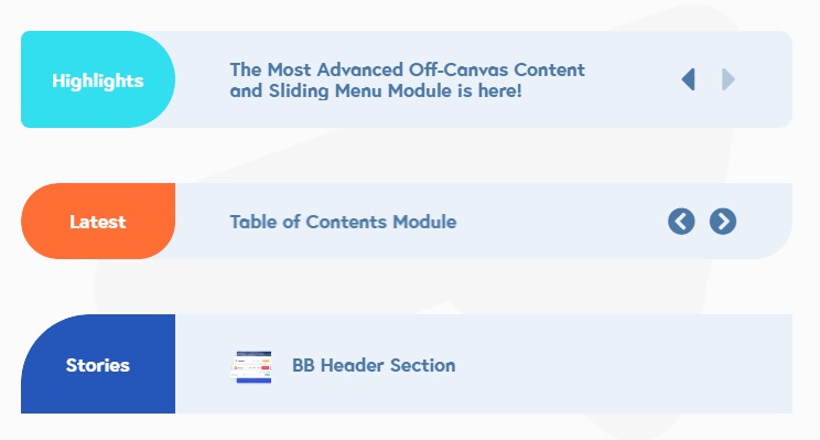 pro_beaver's tweet photo. New "Content Ticker" Module added to Powerpack - https://t.co/QgKx1BQaIt @BeaverAddons https://t.co/QTsOD0gTTB