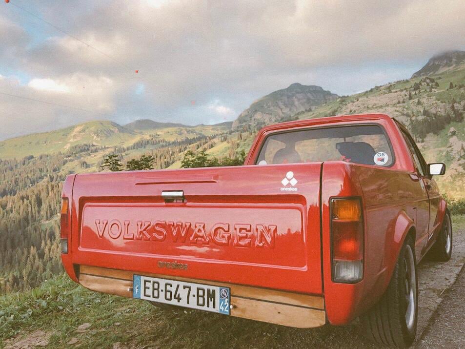 “Stop worrying about the potholes in the road and enjoy the journey.”

#oneskee #vw #custom #journey