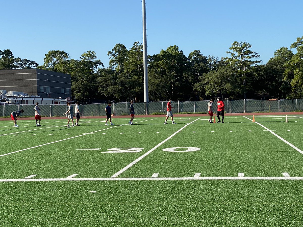 MHShouston's tweet photo. So excited to see our student athletes back in action today at strength and conditioning camp!! #LetsGoMustangs https://t.co/R0Asguxw3x