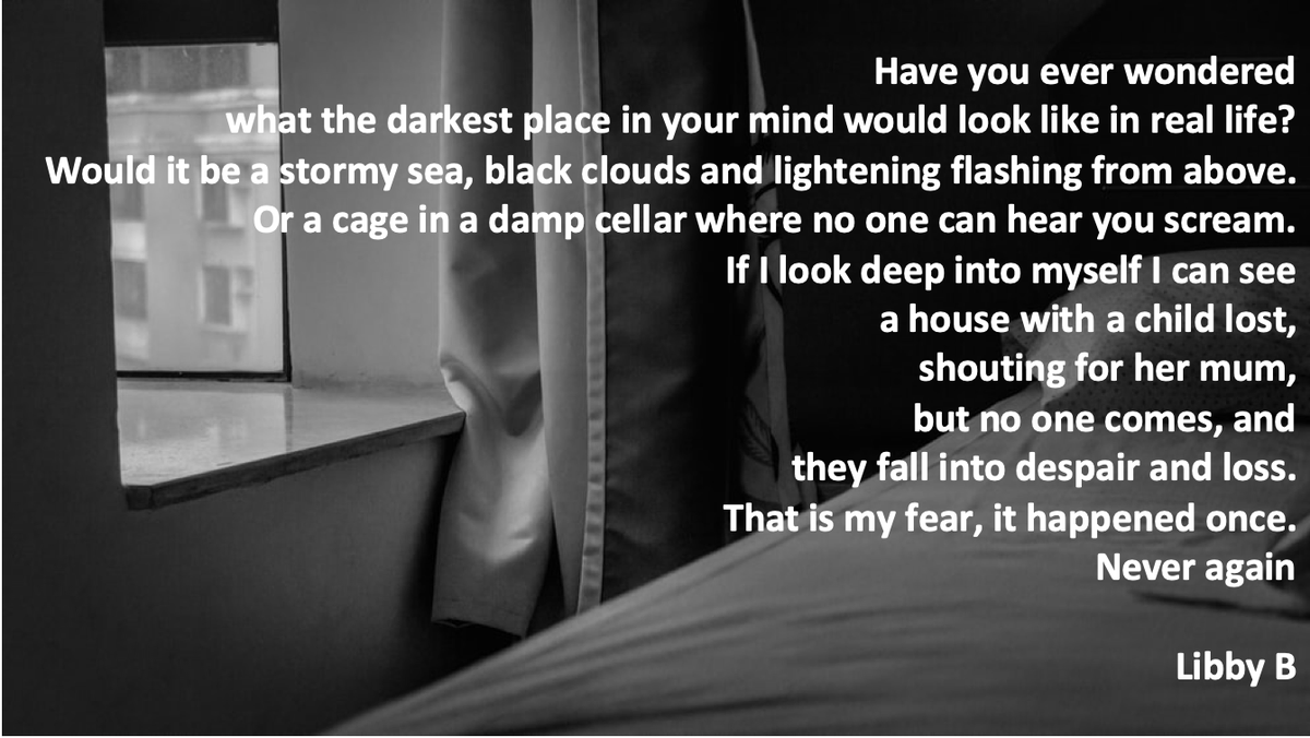 A piece of poetry written by one of the students on our Confidence in English course this week. #Poetry gives  students a voice to explore their inner thoughts and feelings. What are your thoughts? <a href="/lemnsissay/">lemn sissay OBE FRSL</a> <a href="/matthaig1/">Matt Haig</a> <a href="/jk_rowling/">J.K. Rowling</a> #mentalhealth