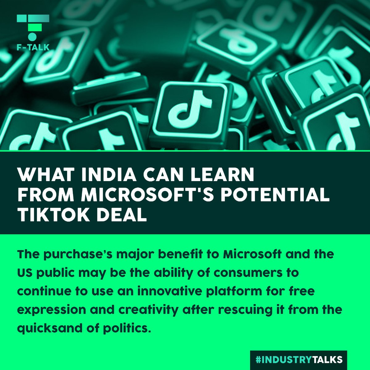 ftalkshowglobal's tweet photo. #Tiktok could be one of the best #investment for #Microsoft
Read the full #news on: https://t.co/slFsScfucd
#microsoftproject #newsupdate #newsoftheday #newsflash #newsday #socialmedia #socialnetwork #apps #application #enterpreneur #discoverpossibilities #ftalk #ftalkshow https://t.co/rTRoh5zK50