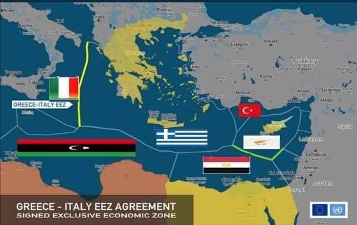Sajwani's tweet photo. Whether Erdogan accepts it or not, but this is the reality 😊#GreeceIsNotAlone https://t.co/zGqcUE4rnN
