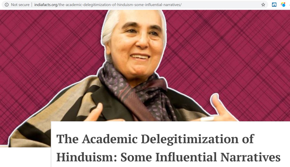 1/n

#thread on article by #SoumyaDeb on @IndiaFactsOrg

He tried to defend well the words exonym #Hindu and oxymoron #Hinduism. 

He cited historians #romilathapar @D_N_Jha #RobertEricFrykenberg 

 @Aabhas24