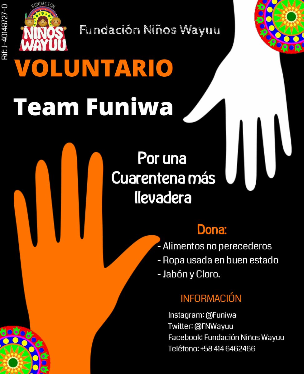 funiwa_'s tweet photo. Hoy, unidos a una sola voz por los niños de la Sub-Region Guajira, te invitamos a qué con tu granito de arena construyamos una montaña de sueños para ellos. 
Fundación Niños Wayuu. 

https://t.co/t1muoVBHyK https://t.co/1UlN4Bs3bo