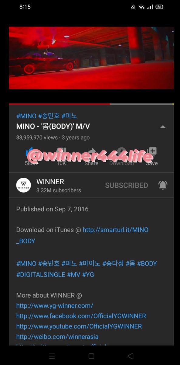 winner444life's tweet photo. 8.12.2020
8:15pm
#TEAMBODY 🔥
#MINOxNIVEA 🔥
#MINOxOverPass 🔥
#MINO #송민호 #WINNER🏆 #위너 @yginnercircle @official_mino https://t.co/8EH4IC21Uw