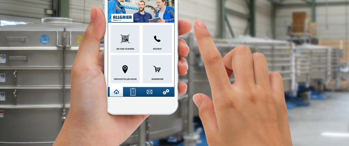 Conoce Service2Go, la nueva app de Allgaier Process Technology para solicitar piezas de repuesto en línea o contactar con el servicio técnico a través de la función devolución de llamada.
Para más información visita https://t.co/X0kdTa39ml
#Allgaier #processtechnology #app https://t.co/ZWLKOXOQIy