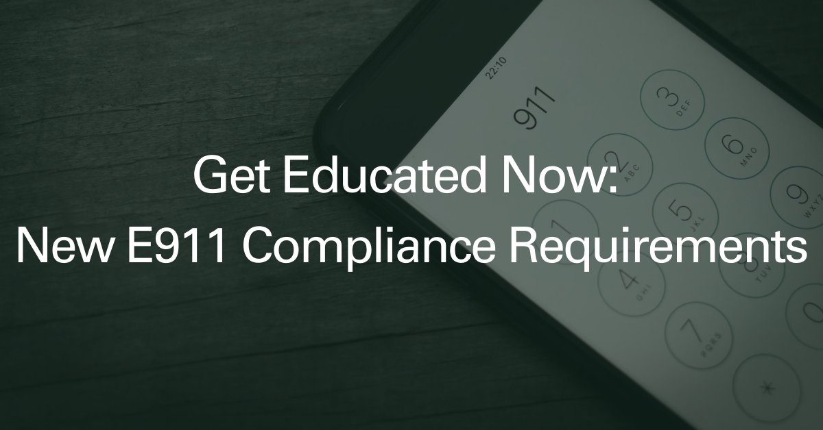 Do you have the right parameters in place to improve your employees’ safe communication abilities? New legislation around Enhanced 911 (known as E911) technology mandates it. Read on to make sure you understand the requirements:  okt.to/XYjUPs .