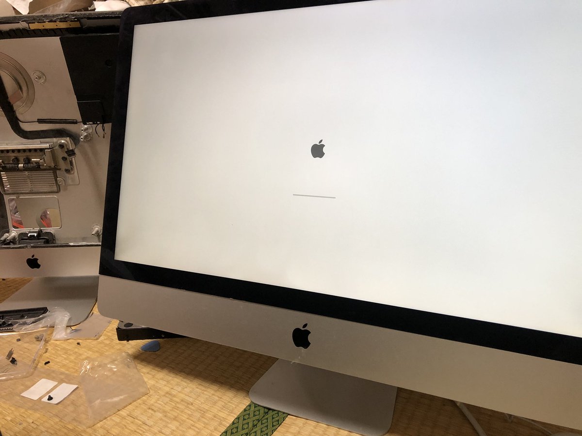 syun_0321's tweet photo. 1台目、無事に完成!!
#iMac2012 https://t.co/j6g6ur3nsN